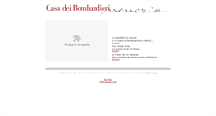 Desktop Screenshot of casadeibombardieri.it