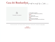Tablet Screenshot of casadeibombardieri.it